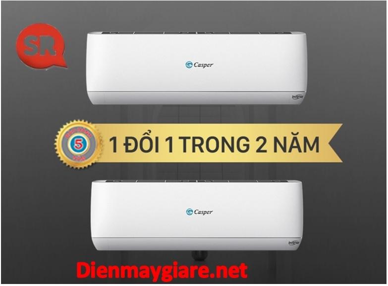 Đối với điều hòa: 1 đổi 1 trong 2 năm đầu sử dụng sản phẩm (không quá 30 tháng kể từ ngày sản xuất).