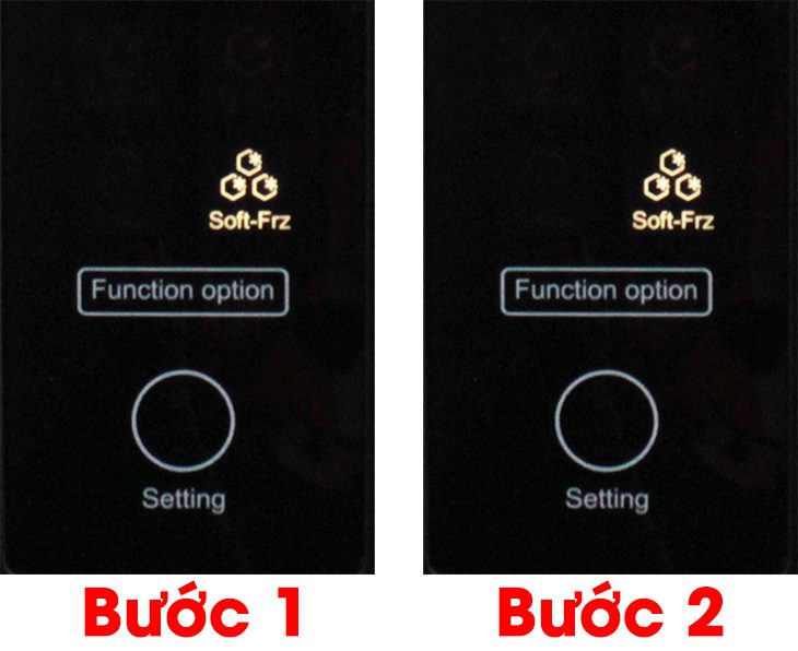 Bật Chế độ đông Mềm Tủ Lạnh Aqua