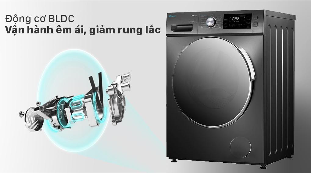 Đánh giá động cơ BLDC của Máy giặt Casper WF-85I140BGB