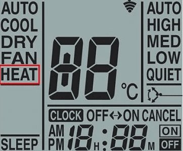 Cách bật chế độ nóng (HEAT) điều hoà Sumikura: Để sưởi ấm