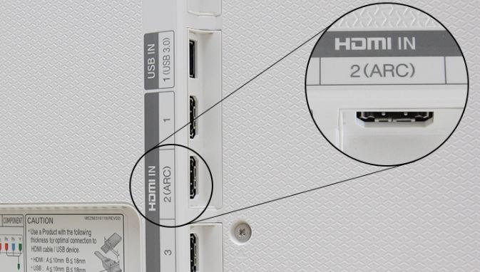 Kết nối loa với tivi qua cổng HDMI (ARC)