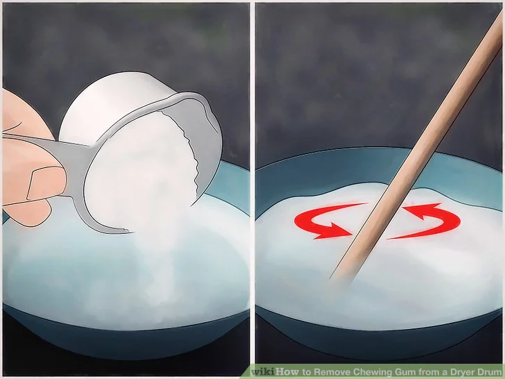 Cách loại bỏ kẹo cao su khỏi thùng máy sấy 【6 cách hay】