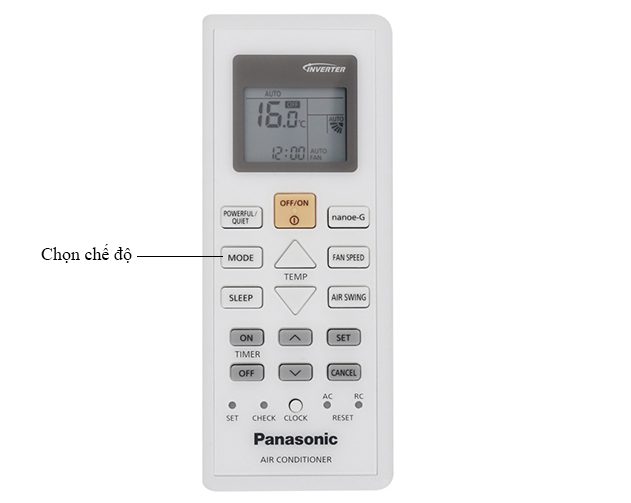 Hướng dẫn sử dụng điều khiển điều hòa Panasonic