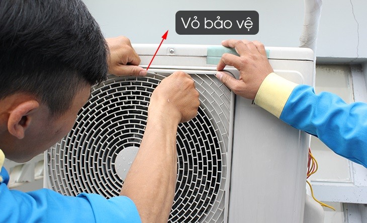 Hướng dẫn cách làm sạch dàn nóng máy lạnh Mitsubishi Electric