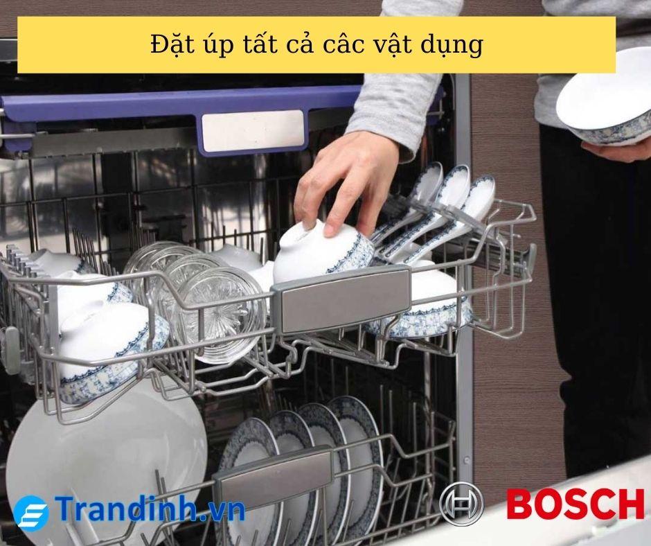 Hướng dẫn xếp bát vào máy rửa bát Bosch