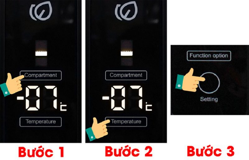 cai-dat-nhiet-do-ngan-bien-nhiet-tu-lanh-aqua-jpg cài đặt nhiệt độ ngăn biến nhiệt tủ lạnh Aqua