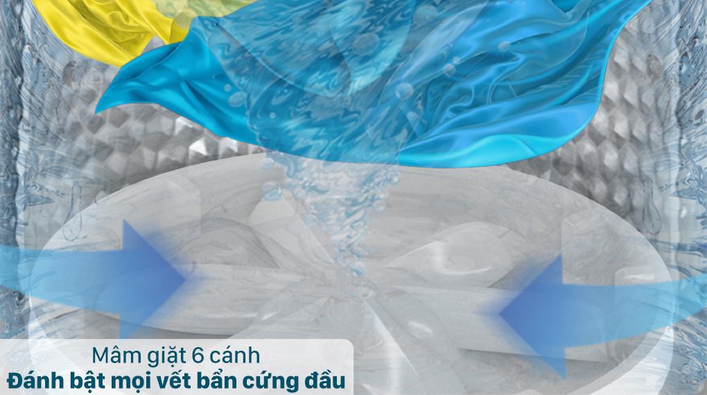 caper2 Đánh giá khả năng thiết kế mâm giặt 6 cánh mơi trên Máy giặt Casper WT-85N68BGA