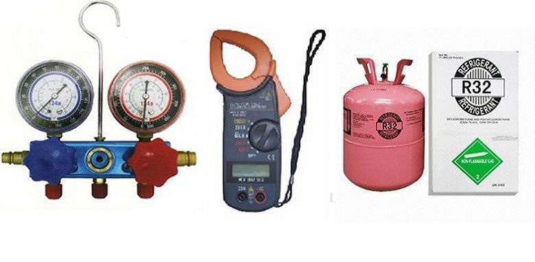 Cách nạp gas r32 cho điều hòa inverter ?