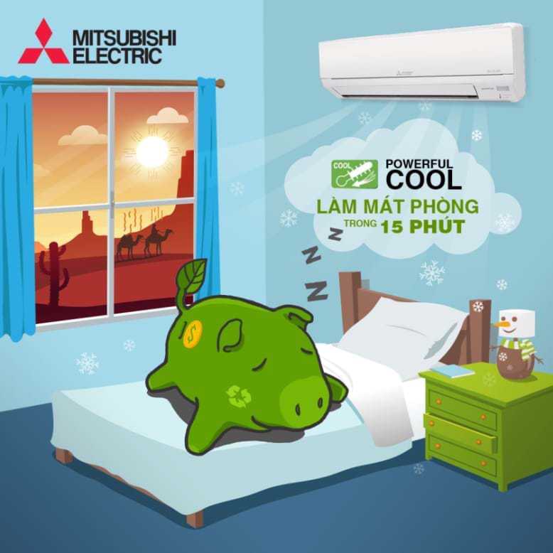 Chế độ Powerful Cool làm lạnh siêu tốc chỉ trong 15 phút