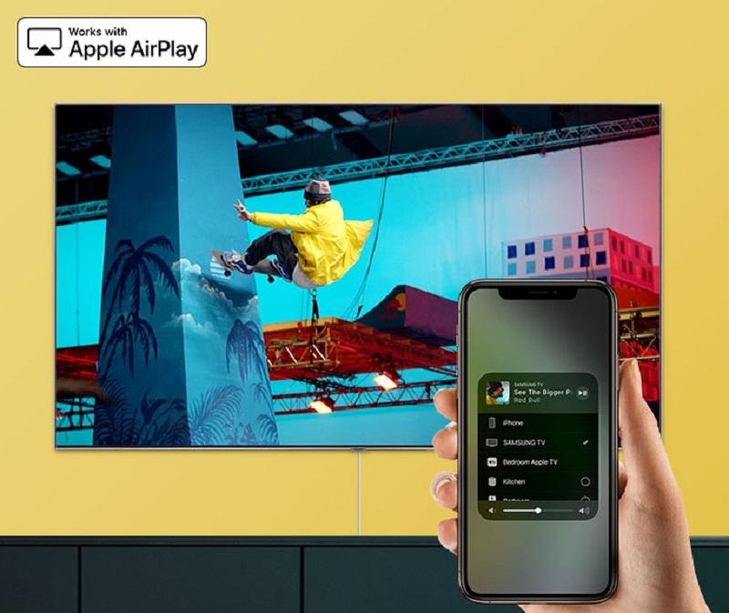 Cùng AirPlay 2 kết nối đến TV rất dễ dàng