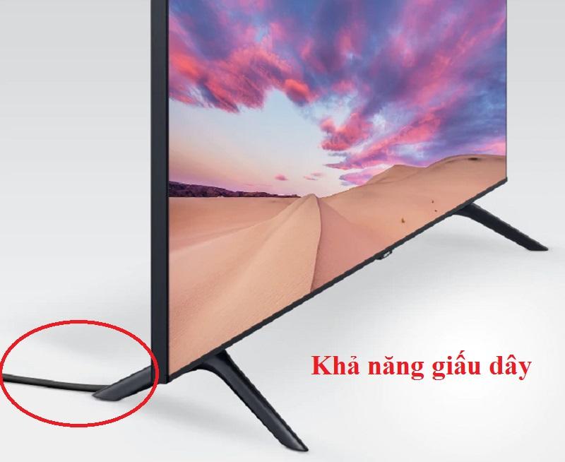 Dòng tivi samsung tu8100 Khả năng giấu dây tuyệt đỉnh