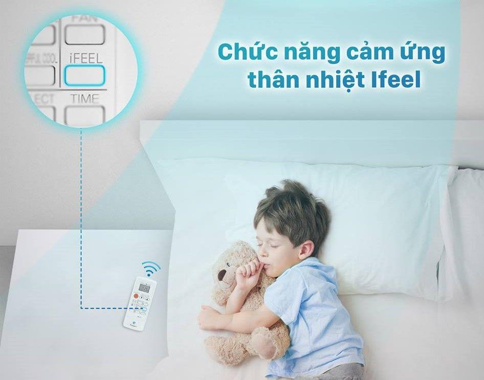 dieu-hoa-casper-gc-12tl22-12000-btu-inverter-che-do-i-feel Tính năng cảm ứng I Feel