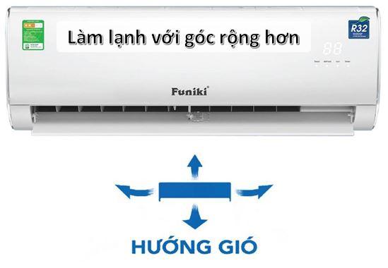  Funiki 9000BTU 1 chiều được thiết kế góc rộng hơn 