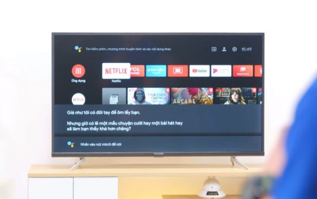 google assistant thông minh - tivi FFalcon