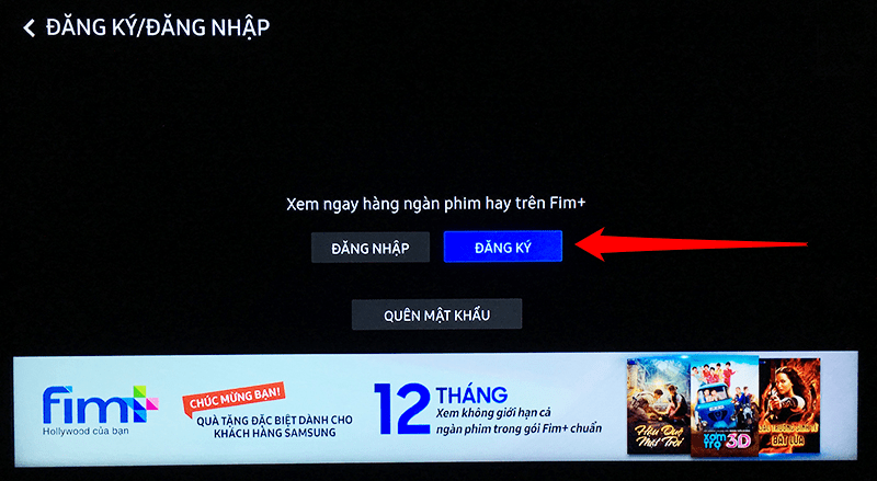 Cách kích hoạt gói fim+ VIP