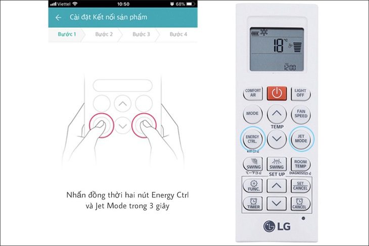Thiết lập wifi cho máy lạnh