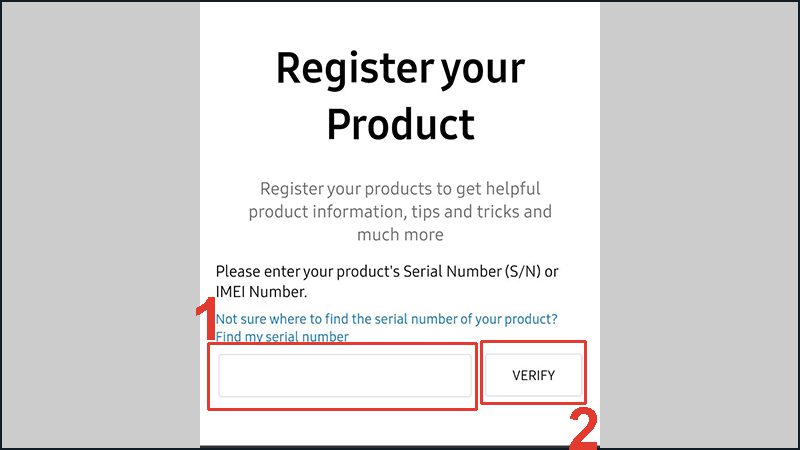 Kích hoạt bảo hành Samsung