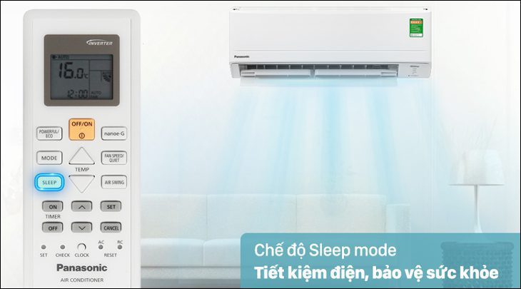 Chế độ ngủ đêm- SLEEP điều hòa panasonic