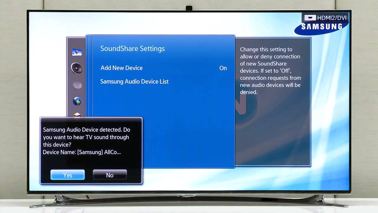 kết nối micro bluetooth với tivi samsung