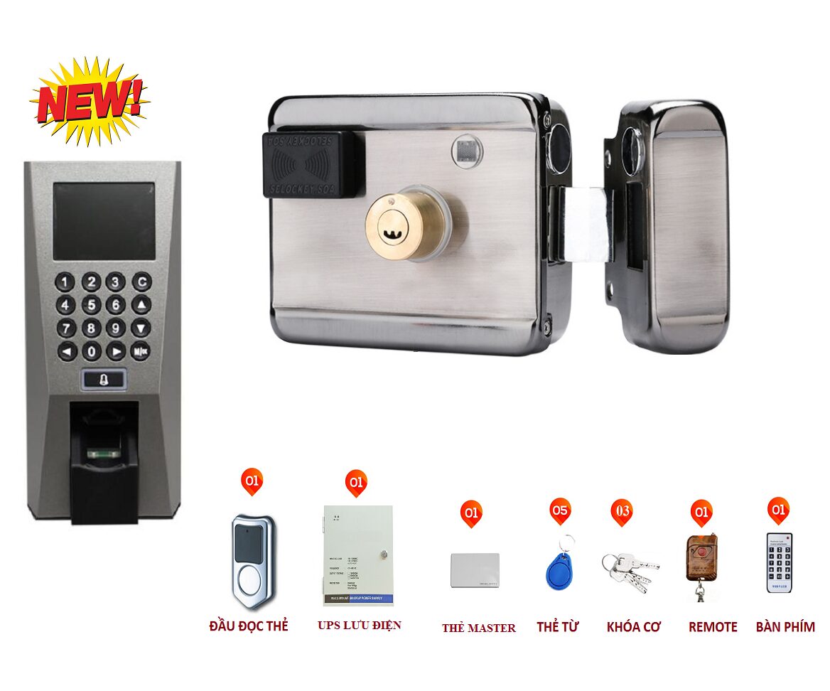 Khóa cổng vân tay kiểm soát ra vào cổng lưu trữ dữ liệu T9ACL