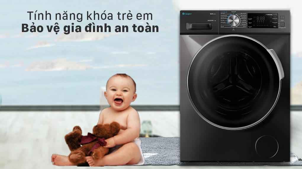 Đánh giá khả năng an toàn và bảo vệ trẻ em khi máy giặt hoạt động