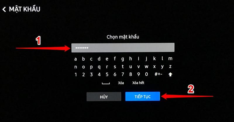 Đặt mật khẩu