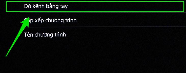 loi-tivi-khong-do-duoc-kenh-5 Thử dò bằng tay