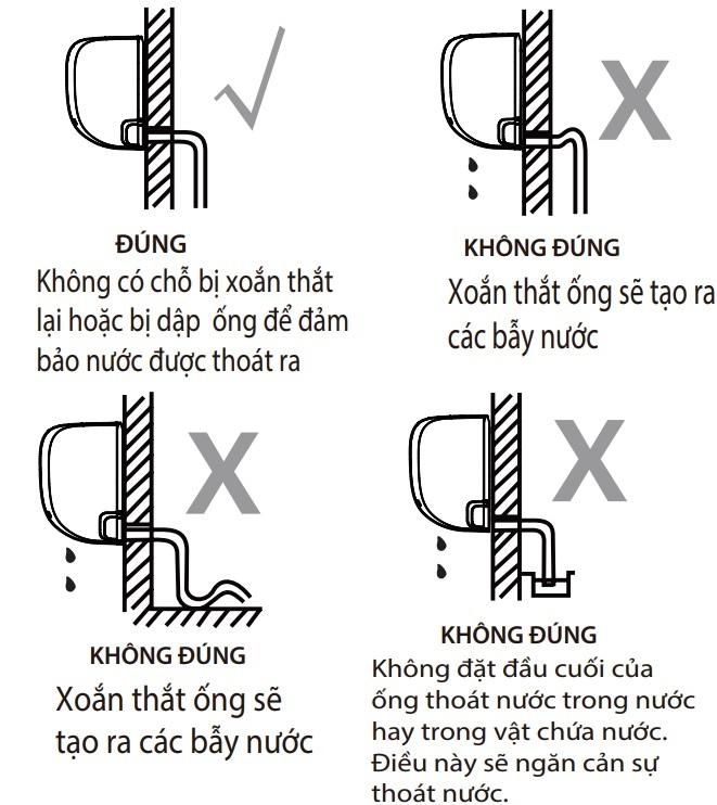 m7 lắp đặt dàn lạnh điều hoà midea