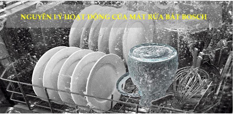 2. Nguyên lý hoạt động của máy rửa bát Bosch là gì?