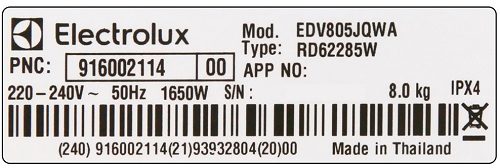 s67-jpg Cách xem công suất tiêu thụ điện máy sấy Electrolux 8kg