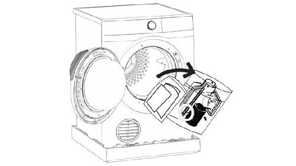 Mở cửa máy và lấy các thiết bị ra 
