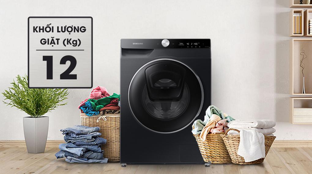 Đây là 1 mẫu máy giặt sang trọng có thiết kế sang khối lượng giặt 12 kg phù hợp với gia đình trên 7 người