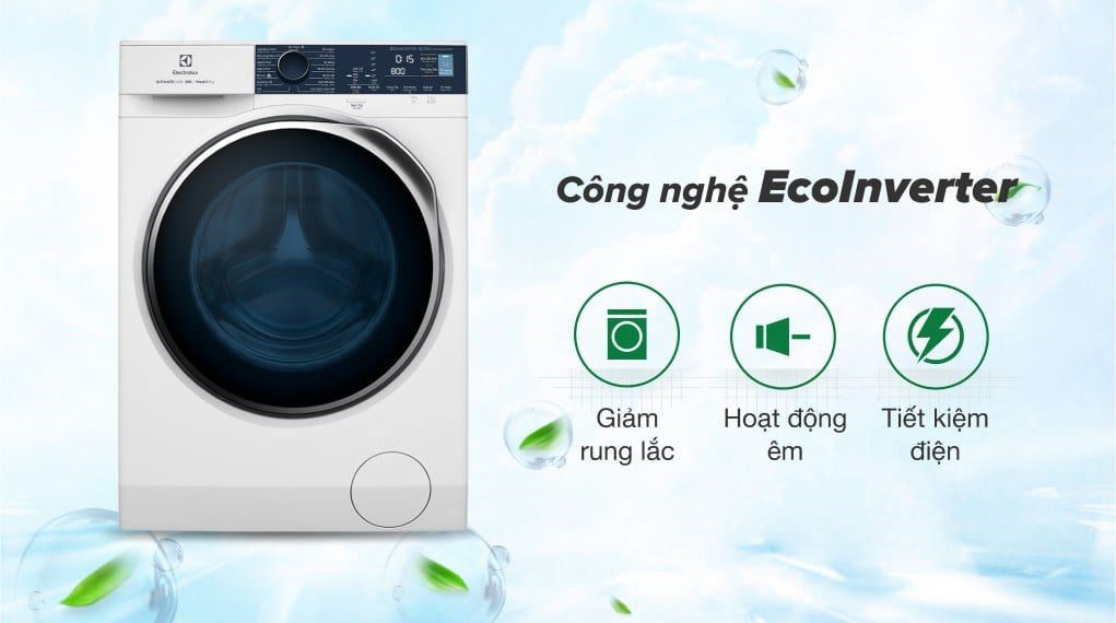 Máy giặt sấy Electrolux Inverter 10 kg EWW1024P5WB – Điện Máy NetBuy