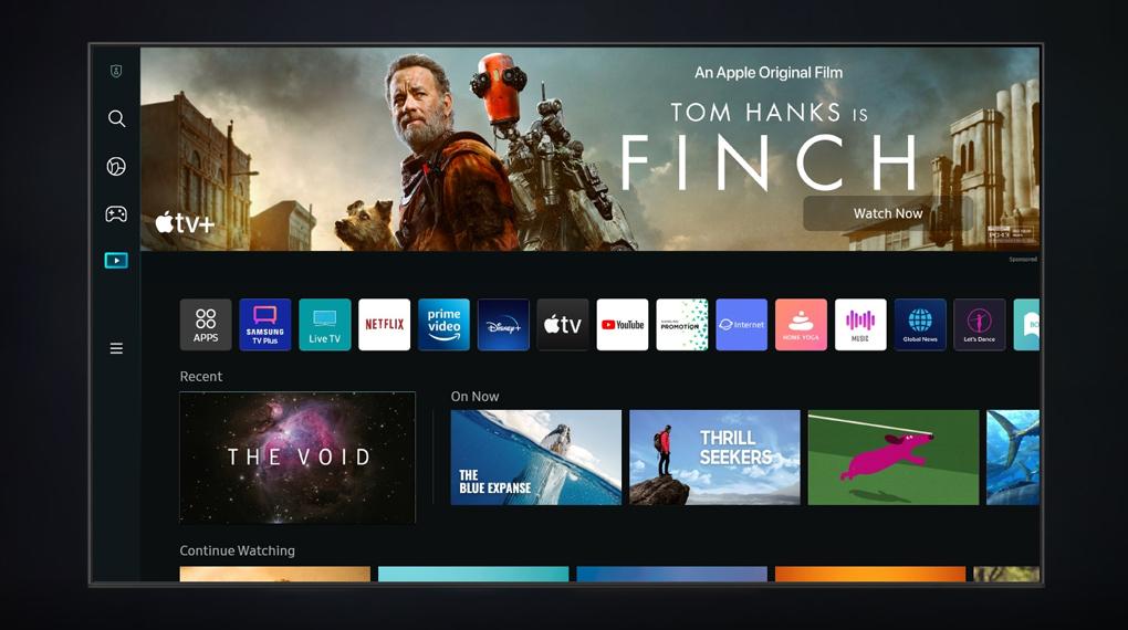 smart-qled-4k-55-inch-samsung-qa55q80b-310322-051400 Samsung QA55Q80B trang bị hệ điều hành Tizen OS 6.0 trực quan