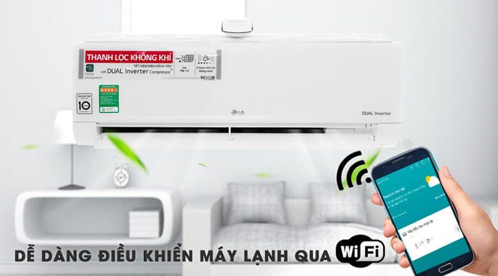 Ứng dụng thông minh trên điều hòa LG, Thiết bị gia đình và điện thoại thông minh của bạn không được kết nối với mạng Wi-Fi
