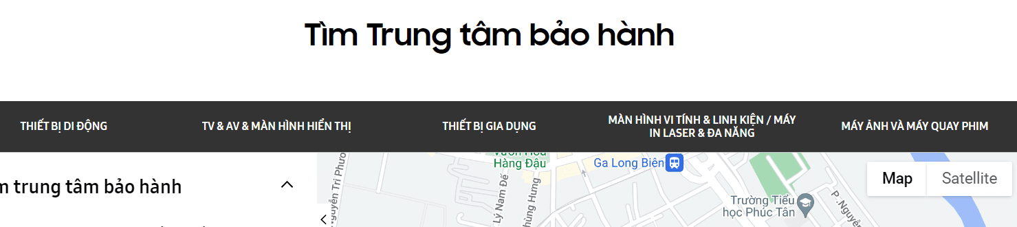 Tìm Trung Tâm Bảo Hành