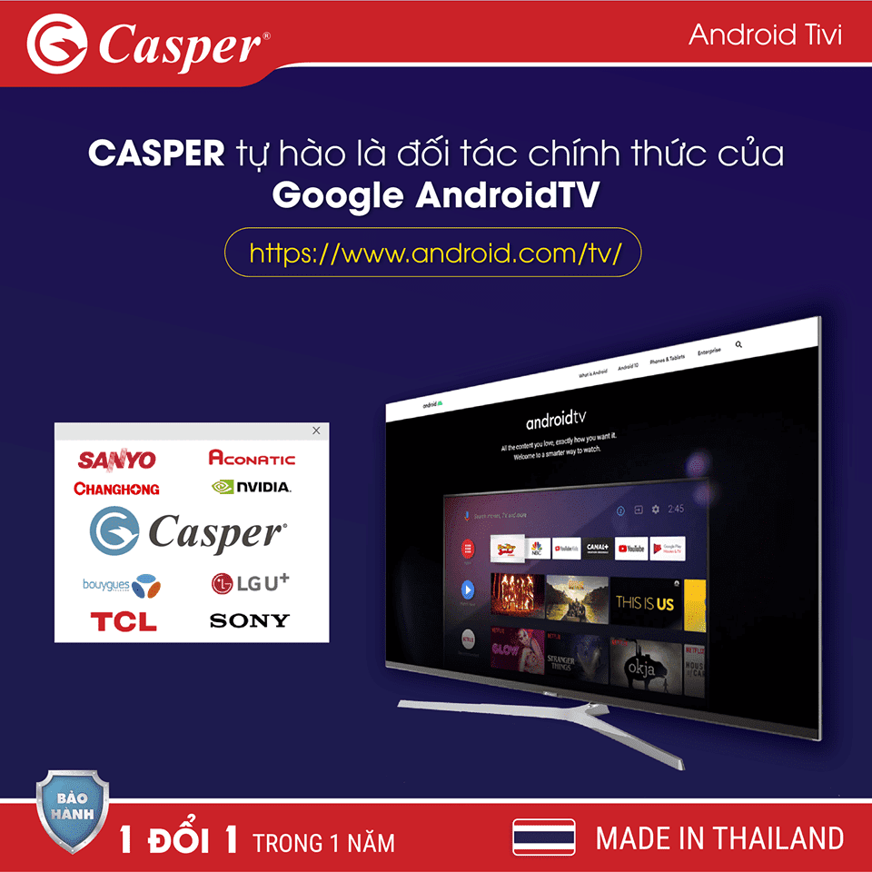 tivi casper sẽ được nhiều người tin dùng