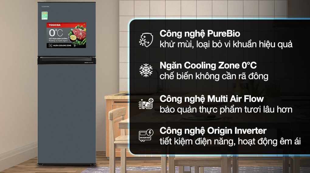 tủ lạnh cho gia đình 2 người lớn và 1 trẻ nhỏ