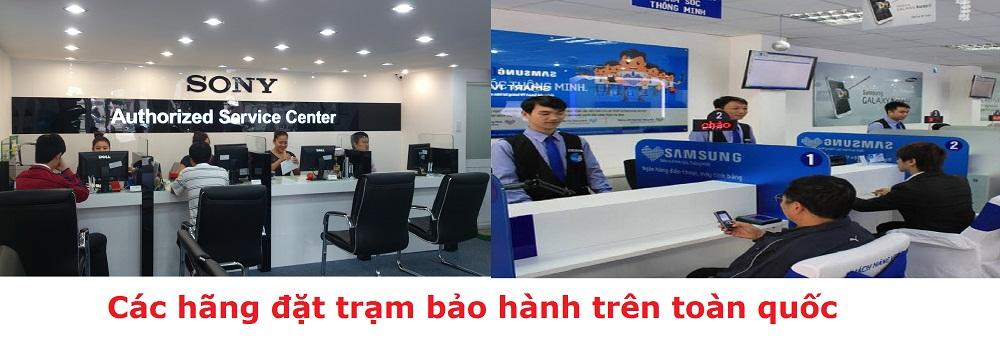 trung tâm bảo hành của hãng trên toàn quốc