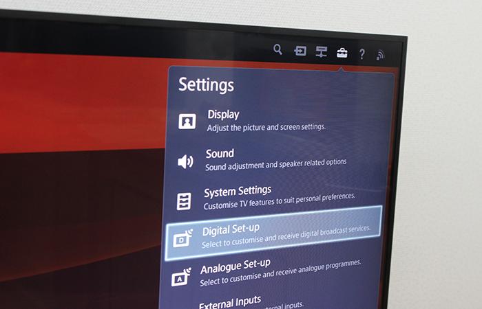 trong phần cài đặt Setting