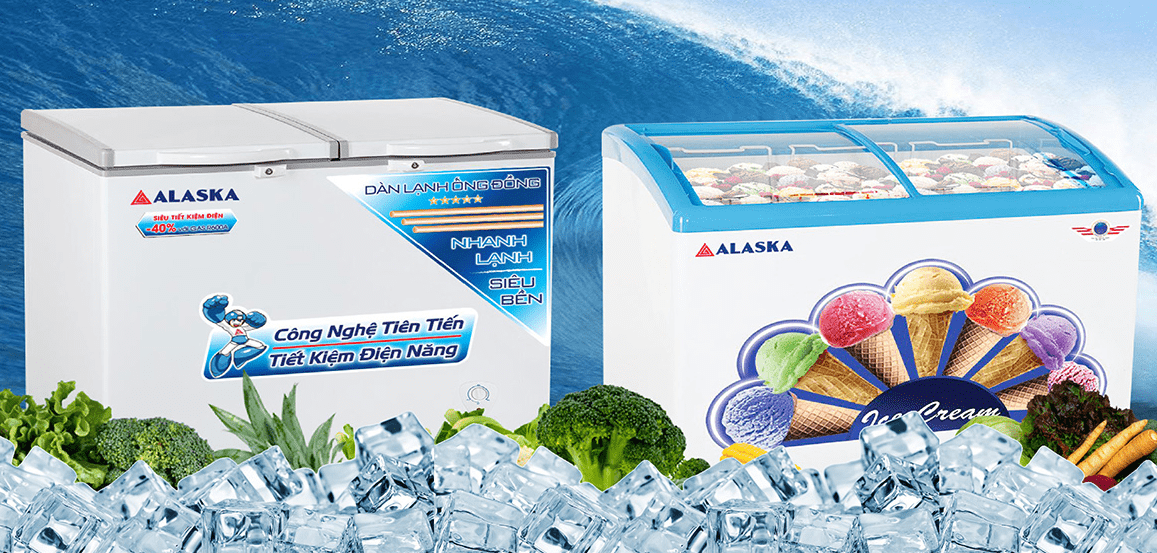 tủ đông alaska