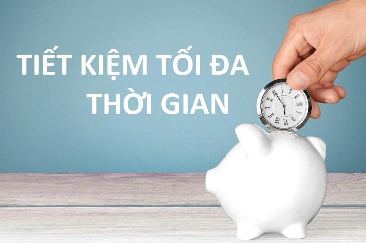 Thời gian giặt rút ngắn đáng kể