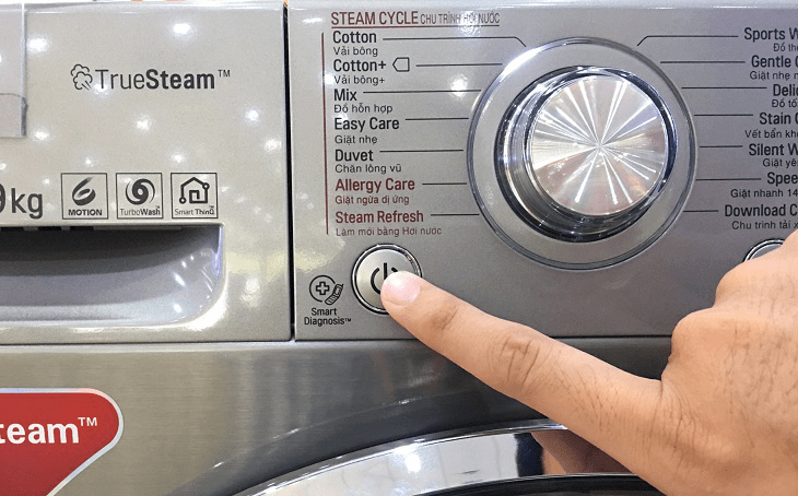 Bật lại nguồn điện
