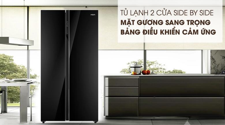 unnamed-file-655 Thiết kế side by side sang trọng, đẳng cấp - Tủ lạnh AQUA Inverter 576 lít AQR-IG696FS GB