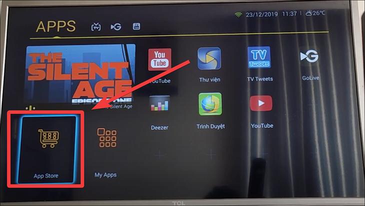 Bạn chọn App Store