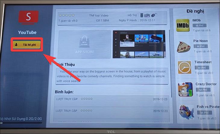 Bạn chọn mục Tải miễn phí