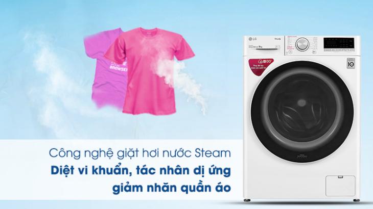 Công nghệ giặt hơi nước TrueSteam trên máy giặt LG Công nghệ giặt hơi nước TrueSteam trên máy giặt LG