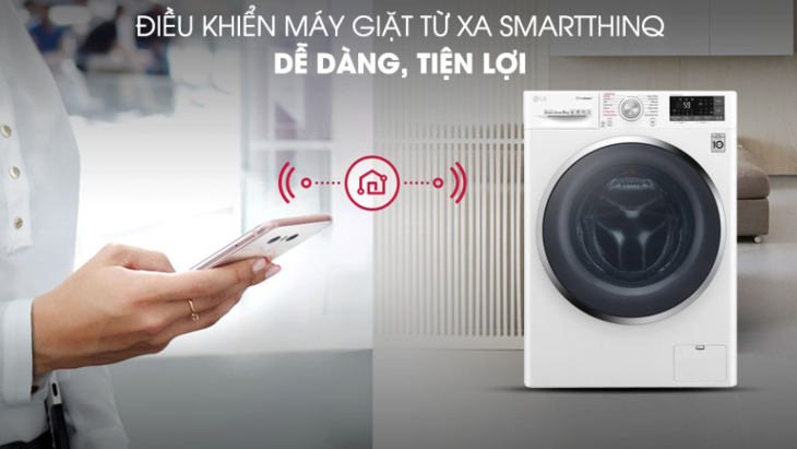 Điều khiển máy giặt LG từ xa qua ứng dụng SmartThinQ trên smartphone Điều khiển máy giặt LG từ xa qua ứng dụng SmartThinQ trên smartphone