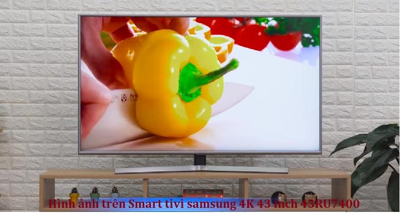 hình ảnh trên tivi 43RU7400