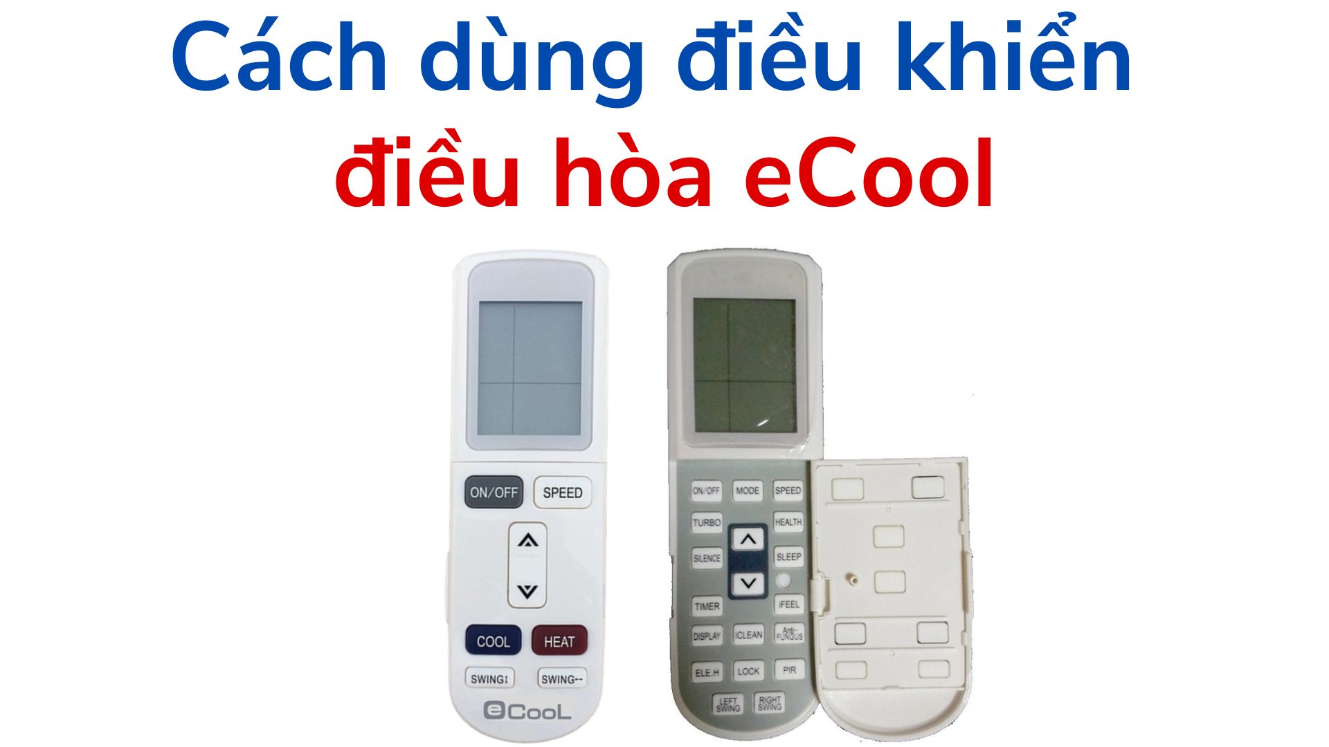 cach dung dieu khien dieu hoa ecool